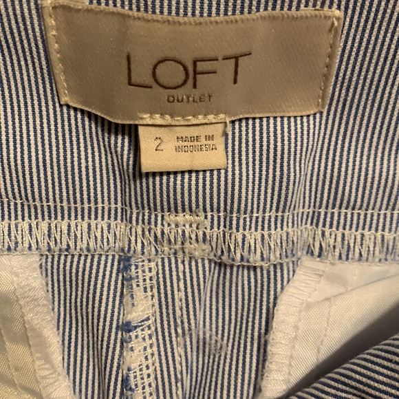 Loft size 2 seersucker pant - Picture 2 of 4